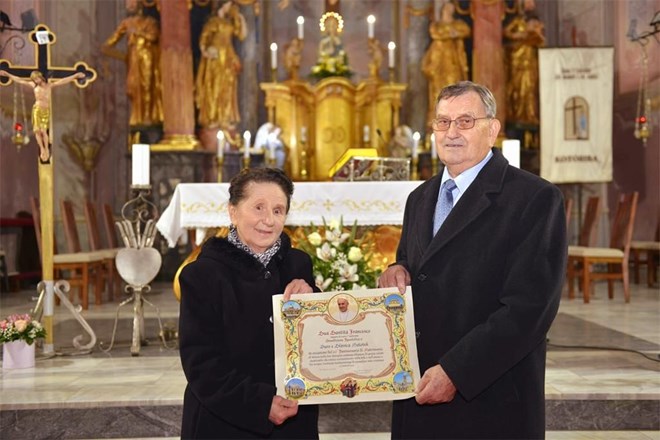 Krštenje petog djeteta i dijamantni pir u Župi Kotoriba